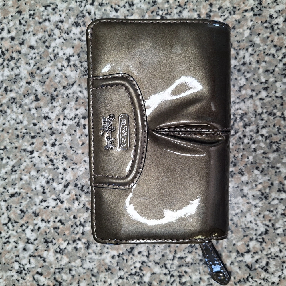 Coach Metallic Brown Wallet